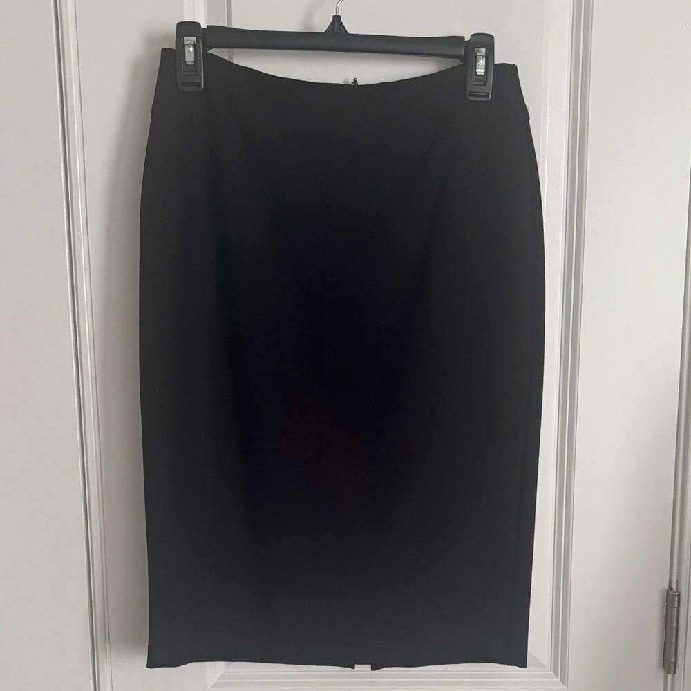 White House Black Market Classic Black Pencil Skirt